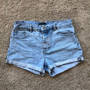 Forever 21 lightwash jean shorts